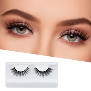Synthetic Fiber Handmade 3D Russian Lashes Natural Long Fluffy Full Strip False Single Pair 3D Eyelashes