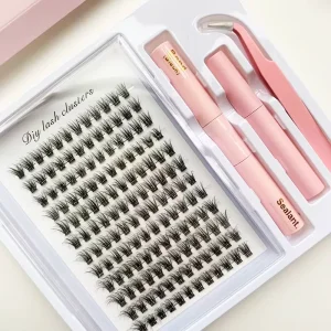 Synthetic Fiber Handmade Lash Clusters Natural Looking 3D Effect