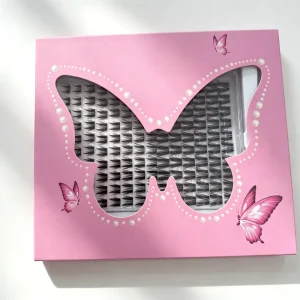 Synthetic Hair D Curl Cluster Fan Lashes DIY Eyelash Extensions Wispy Individual Segmented Lashes Private Label