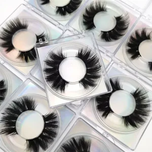 Synthetic Hair False Eyelashes Curling European American Style Machine Made Plastic Cotton Band Dense Mixed Thickness Beginners