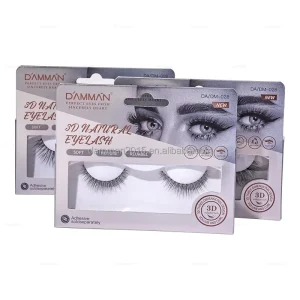 Synthetic Hair Full Strip Eyelashes Customized Boxes Private Label for Eye Makeup