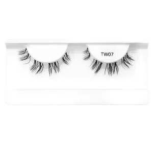 TW07 Customizable Clear Band Full Strip Natural Segment Eyelashes False Eyelashes Band