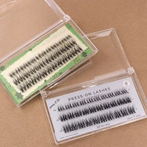 Thamel 7 15 Day Super Long Lasting Press Cluster DIY Lash Invisible Clear Band Waterproof Self Adhesive Reusable Cruelty Eyelash
