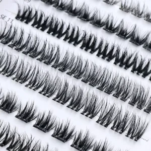 Thamel Plant Fiber 7 15 Day Hold Invisible Band Press On Lashes Self Adhesive Waterproof Handmade Cruelty Free Reusable Lash