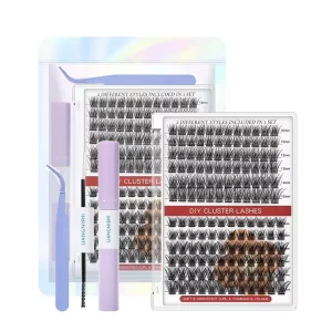 The High Density Cluster Lashes All day Comfortable Wear Waterproof Keeps Lashes Intact During Travel and Outdoor Activities