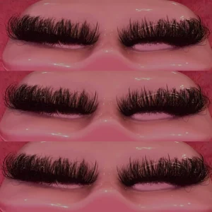 Thick Fluffy 25mm Strip Lashes With Spikes 5d Mink Fake Eyelashes Vendor