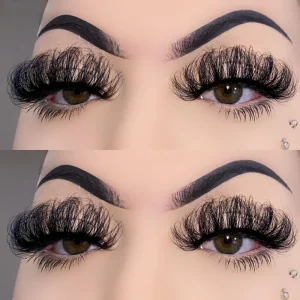 Thick Full Style Human Hair Fluffy Lashes Private Label 25mm Mink Eyelash