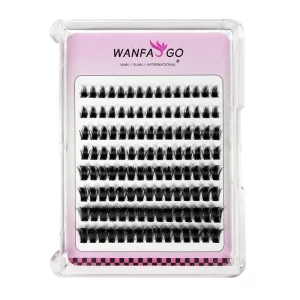 Thick Gradient Glue Free Semi Hand Made 10 Rows Eyelashes Easy Wear Dramatic Ultimate Eye Makeup Salon Wedding