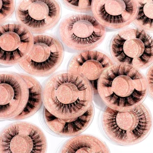 Thick Natural False Eyelashes 1 Pair Natural Long Black Band Outer Corner Lengthened 3D Effect Handmade Flat Fiber for Daily