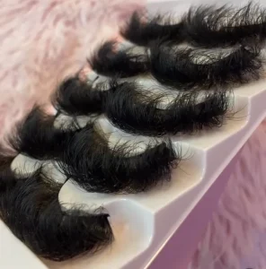 Thick Style Super D Curl Eyelashes Vendor High Quality 25MM 5D Lash Private Label Fluffy Mink Hair Lashes Bulk