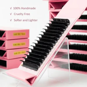 Thick Volume Wispy Segmented Extensions Natural Long Lashes with Bond and Seal Kit Cluster Eyelashes PBT Fiber