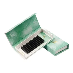 Thickness Curl 8-15mm Length Matte Black Flat Individual Eyelash Extension