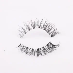 Thin Band 3D Natural Eyelashes Clear Band Soft Lashes Lightweight Invisible Band Vegan False Lash Supplier