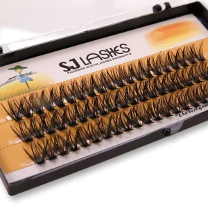 Thin Base DIY Cluster Lash Extensions Custom Logo Fan Lashes