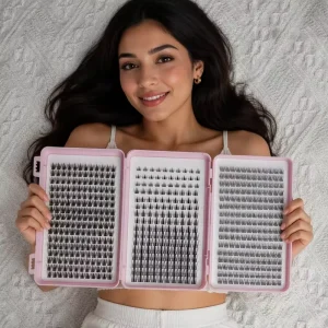 Three fold Eyelash Book 48 Rows Large Capacity False Eyelashes Single Cluster Natural Curling Photo taking Atmosphere
