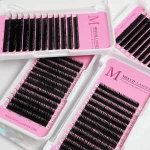 TikTok Viral Wet Look Lashes Glossy Spiky False Eyelashes Y2K Makeup High Gloss Strip Lashes