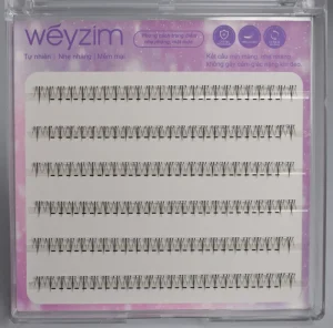 Tiny Flame Lower Eyelashes 0.07mm Cluster No-Glue Sharp Base 6-Row False Lashes