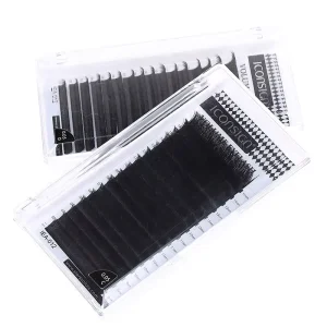 Top Sale 0.05mm Camellia Silk Lashes C D Curl Easy Fan One Second Self Blooming Eyelash Extension Custom logo