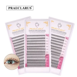 Tower Top Style Soft Lightweight Volume Lash Clusters Individual Manga Anime Lash Extensions C Curl Reusable False Eyelashes