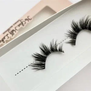 Trade Pure Cruelty Free Handmade Eyelashes Pre Glued Press on Handmade Half Strip Under Lashes Nature Lash