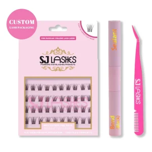 Trending Diy Segmented Lash Kit Pre Cut Lashes Oem Packaging