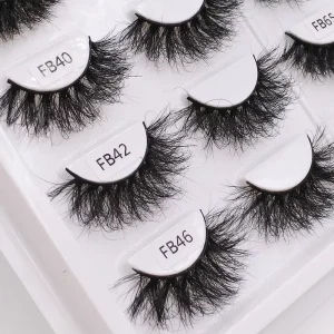 Trending Product Eyelashes Mink Dramatic 10mm 20mm Cruelty Free Natural Fluffy Handmade Mink Lashes
