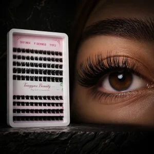 Trending Segment DIY Cluster Lashes Kit Easy Use Natural Look Eyelash Extension Retail Ready