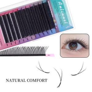 U Shaped Eyelash Curler 0.07mm Thin PBT Material Korean Style Preformed Curler for Professional Use Cruelty Free Vegan Model YY