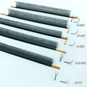 U YY Eyelash Extensions J B C CC D DD L M Curl Matte Black W Lashes Custom Logo Mixed Length