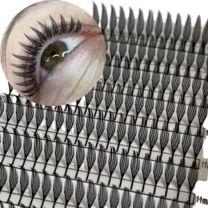 UNIQUE LASHES ANIME SPIKES Super Soft 3D Printed Anime Chunk Premae CC Synthetic Hair Lashes with 12 Rows for Spiky Lash Looks