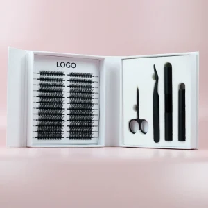 US Local Stock Lash Cluster Kit C D Curl Eyelash Clusters Ultra Thin Band Natural Volume Cluster Lashes Kit