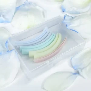 Ultra Soft Eyelash Lamination Rods Colorful Silicone Eyelash Lift Pads Applicator With Private Label Japanese Lash Lift Shields
