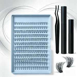 Ultra Soft Invisible Band Segmented Lash Extensions Reusable No Glue Residue Beginner Friendly Volume Beauty Cluster Eyelashes