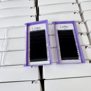 Ultra Soft Volume Eyelash Extension 0.03mm LD Curl Matte Black Mega Volume Lashes Russian Volume Lashes
