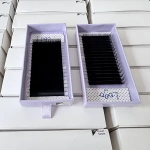 Ultra Soft Volume Eyelash Extension 0.07mm CC Curl Jet Black Siberian Mink Lashes Fan Easily Russian Volume Lashes