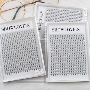 Ultra Speed 6 18mm 0.05 0.07mm Promade Lash Fans Lashes Extension Tray Premade Lash Fans