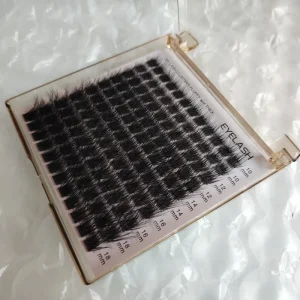 Ultra Thin Band Fluffy Segment Cluster Lashes Kit DIY Lashes Kit With Glue Remover Kit Cluster Lashes Extension Pre Cut Clusters