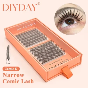 Ultra Thin Band Manga Lashes Soft Fluffy False Lashes Seamless Blend
