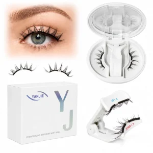Ultra lightweight Soft Magnetic Eyelashes Handmade Comfort No Pulling Sensation Kit Includes Applicator and Tweezers
