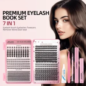 Ultra speed Eyelash Extension Book Cluster Lashes Kit Custom logo Diy Lash Clusters Private Label 3D 6D 7D 8D 9D Premade Fans