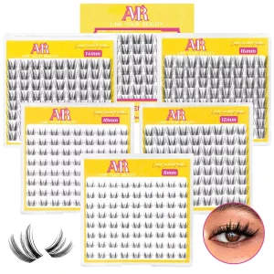 Ultra-thin Band Individual Cluster Natural DIY Eyelash Extension Manga Cluster Segmented Individual Cluster Eyelash