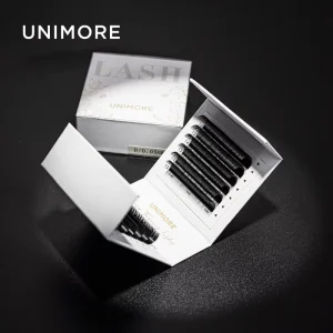 Unimore Free Sample J B C Cc D Dd L Lc Ld M Curl Volume 8 16 Length 0.03 Individual Cashmere Lash Volume Eyelash Extension