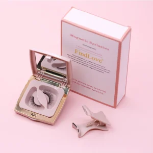 Upgrade Your Look with Quantum Thin Soft Magnetic Lash Eyelash Kit No Need Glue Transparent Full Strip Lashes and Mirror