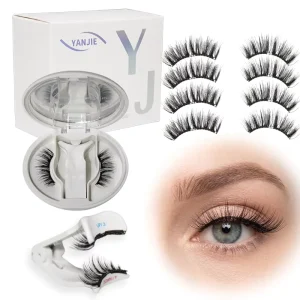 Upgraded Soft Magnetic Eyelash Kit Soft Magnetic Natural Long Full Lashes Full Strip Reusable Glue Free Beauty Set