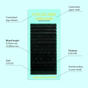 VAVALASH No Frustration Natural Softreal Lashes Ultimate Stability Lashes Used in the Advanced Eyelash Extension Salon