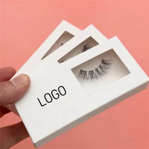 Vegan Clear Band Comfort Super Thin Strip Handmade Eyelash Strips Wispy Cruelty Free Synthetic 3D Natural Cat Eye Lashes