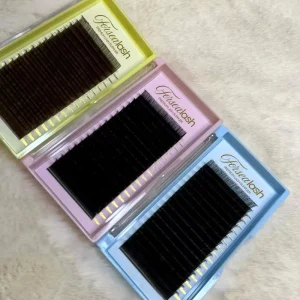 Vegan Cruelty Free Faux Mink Lash Extension Volume Cashmere Lash Extension Tray Matte Eyelash Extension Private Label