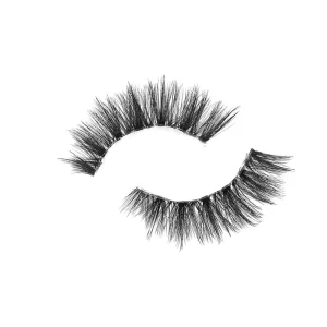 Vegan Eyelashes Handmade Clear Band Lashes with Fluffy Natural Soft Full Strip Synthetic Hair Transparent Band Lashes