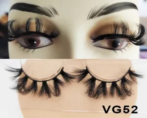 Vegan FAUX Mink Eyelashes 25mm 3D Fluffy Full Strip Lashes with Box Cruelty Free Vendors