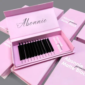 Vegan Free in Cashmere Ultra Dark Deep Matte Black Cashmere Fibers Lash Trays